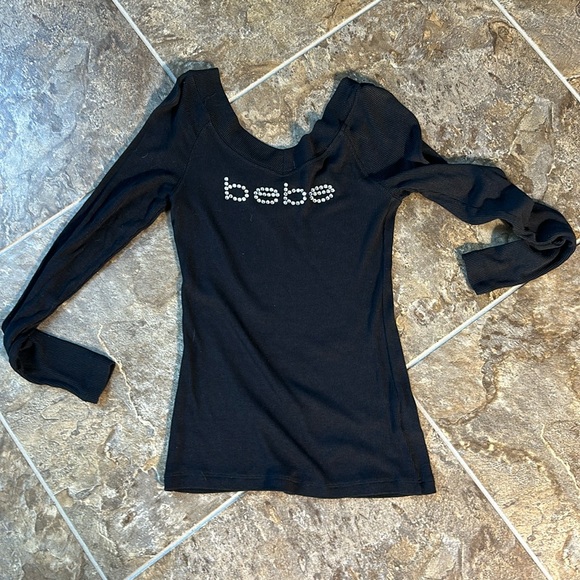 Vintage BEBE Soft Ribbed Top - Picture 1 of 3